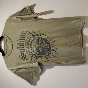 Olive Green Sublime Sun Tee - M?